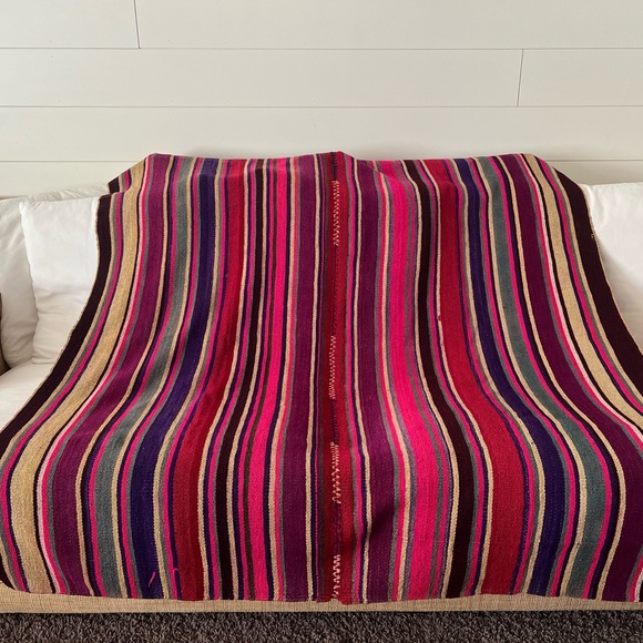 Woven Wool weighted blanket or rug